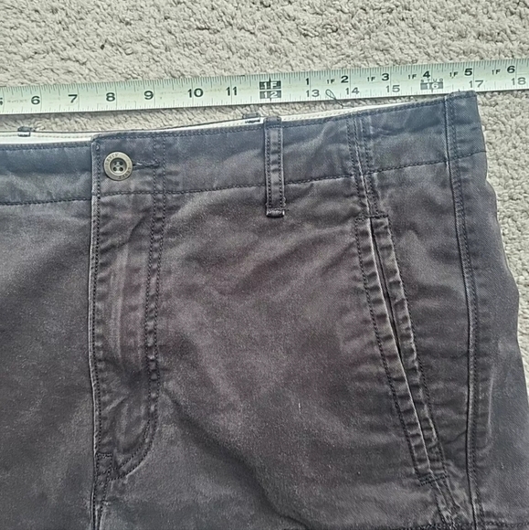 Levi's Cargo Shorts Mens W35 Black Chino White Label Hiking Camping Workwear - Picture 11 of 15